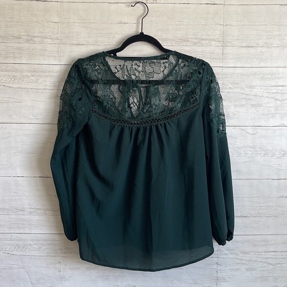 BB Dakota Embroidered Lace Long Sleeve Blouse l SIZE XS - Picture 2 of 10